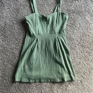 Altar'd State Textured Green Mini Dress/Top Size Small